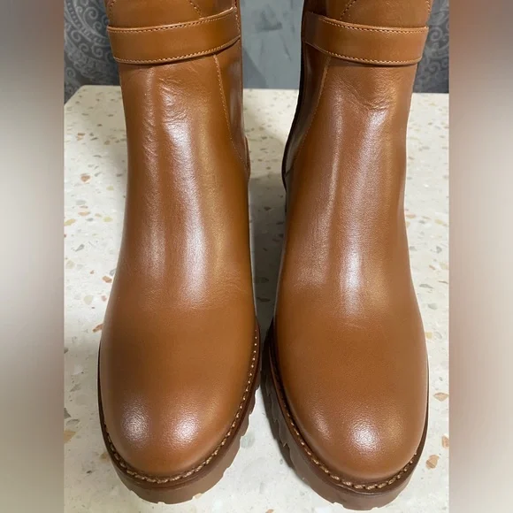 Women's Talbots Tish Tall Quilted Leather Lug Boots, Size 6.5 M - Picture 12 of 17